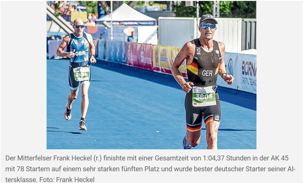 Frank Heckel stürmt über den Olympiaberg auf Platz fünf