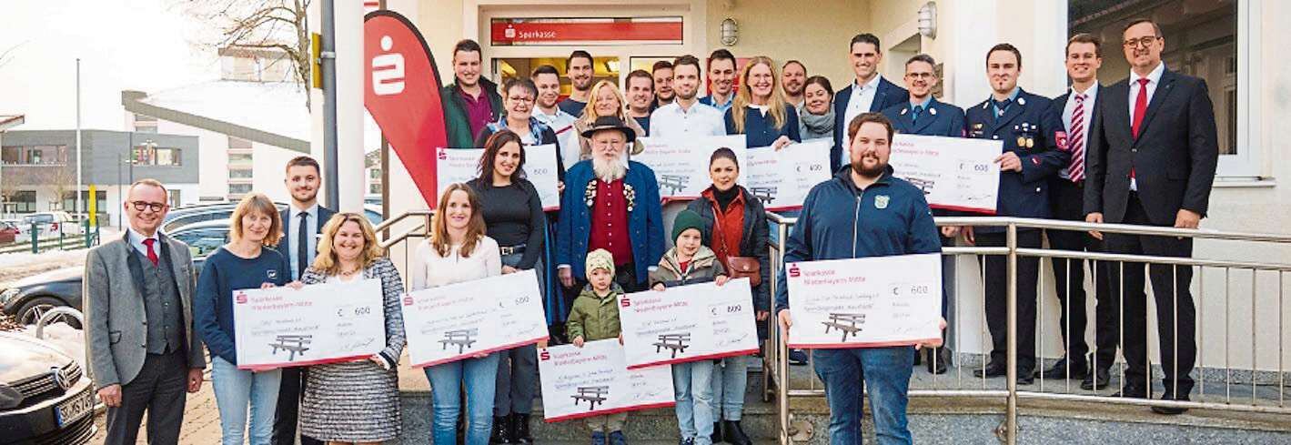 Spendenaktion der Sparkasse Niederbayern-Mitte 
